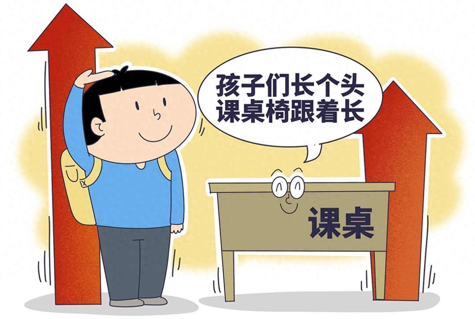 大个子“窝”小桌子，课桌椅“低配”何解？