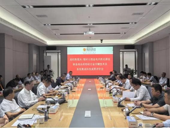 蒙泰集团（碱法）高铝粉煤灰制备铝硅合金及多联产技术成果通过鉴定