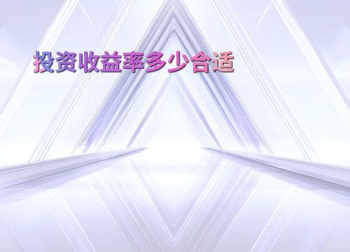 投资收益率多少合适