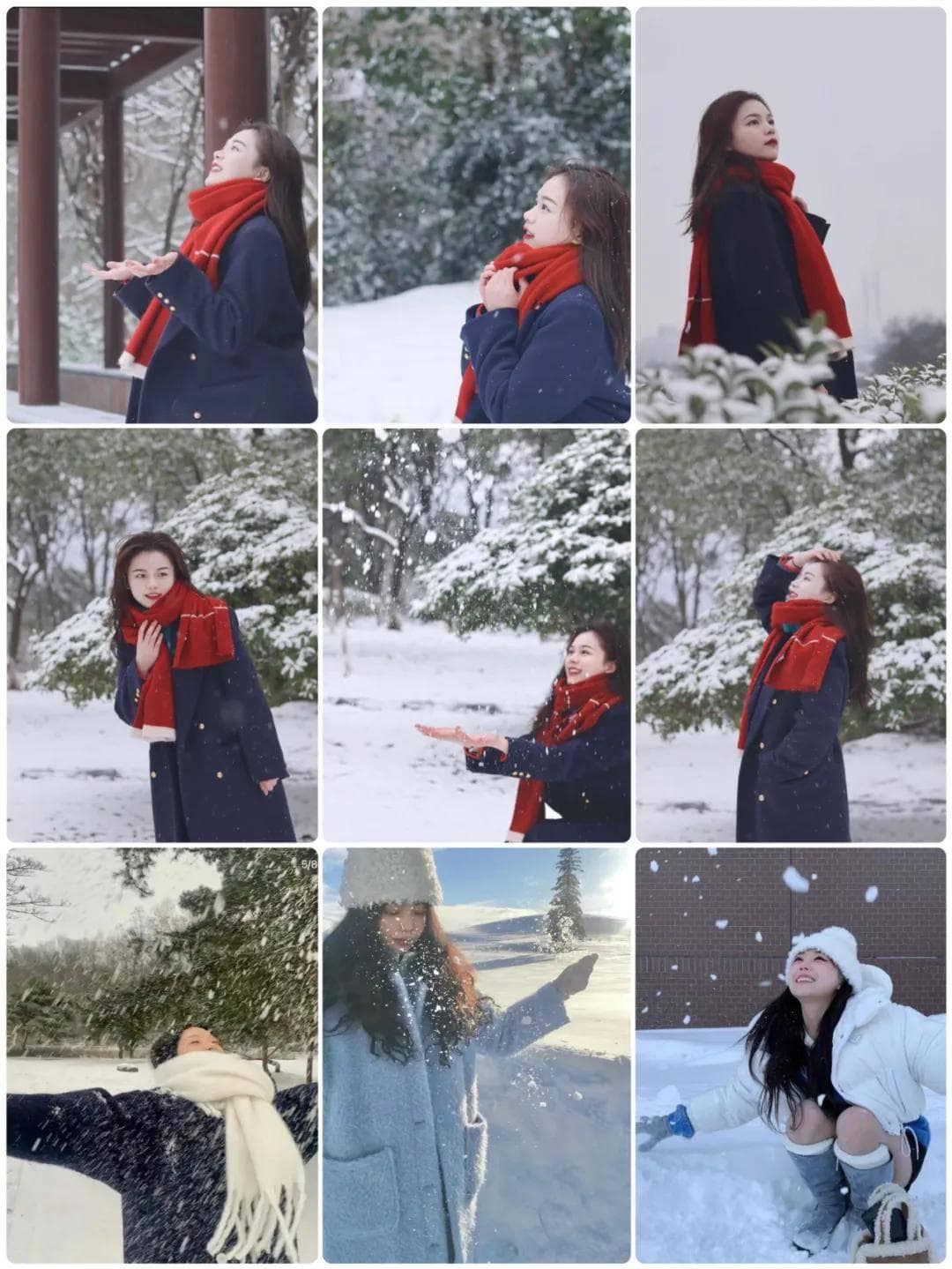 掌握这9个姿势，轻松拍出雪天浪漫大片