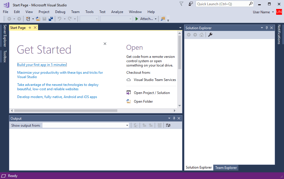 Visual Studio 中的 C++ 入门