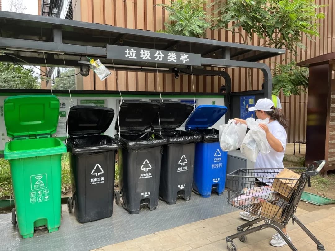 北京经开区社区垃圾桶站微改造带给居民大便利