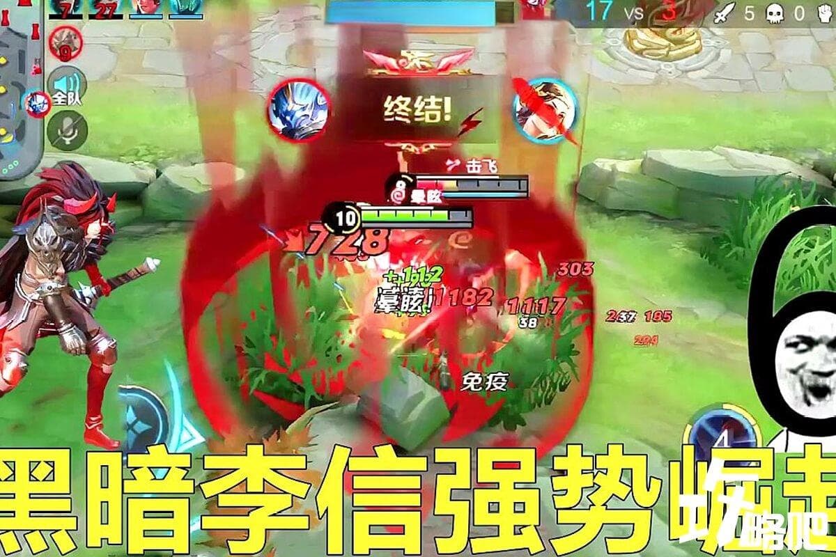 王者荣耀李信最强出装打法，逆风局偷塔流瞬秒24刀
