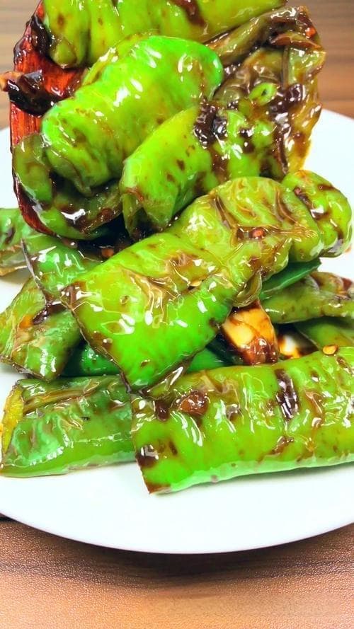 虎皮尖椒，口感丰富