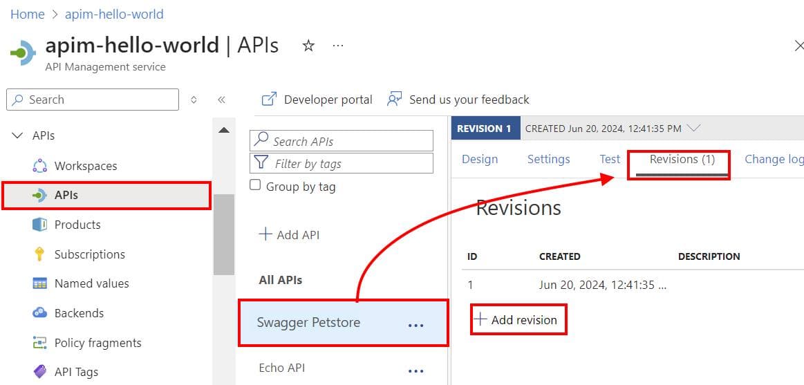 教程：使用修订安全地进行非中断性 API 更改