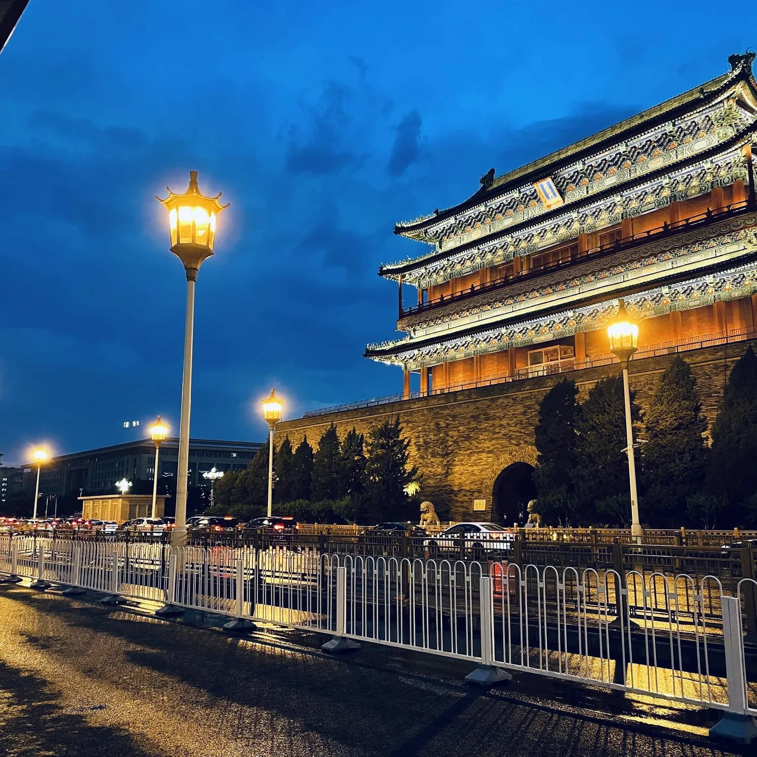 冬日打卡！天安门&什刹海夜景美如画