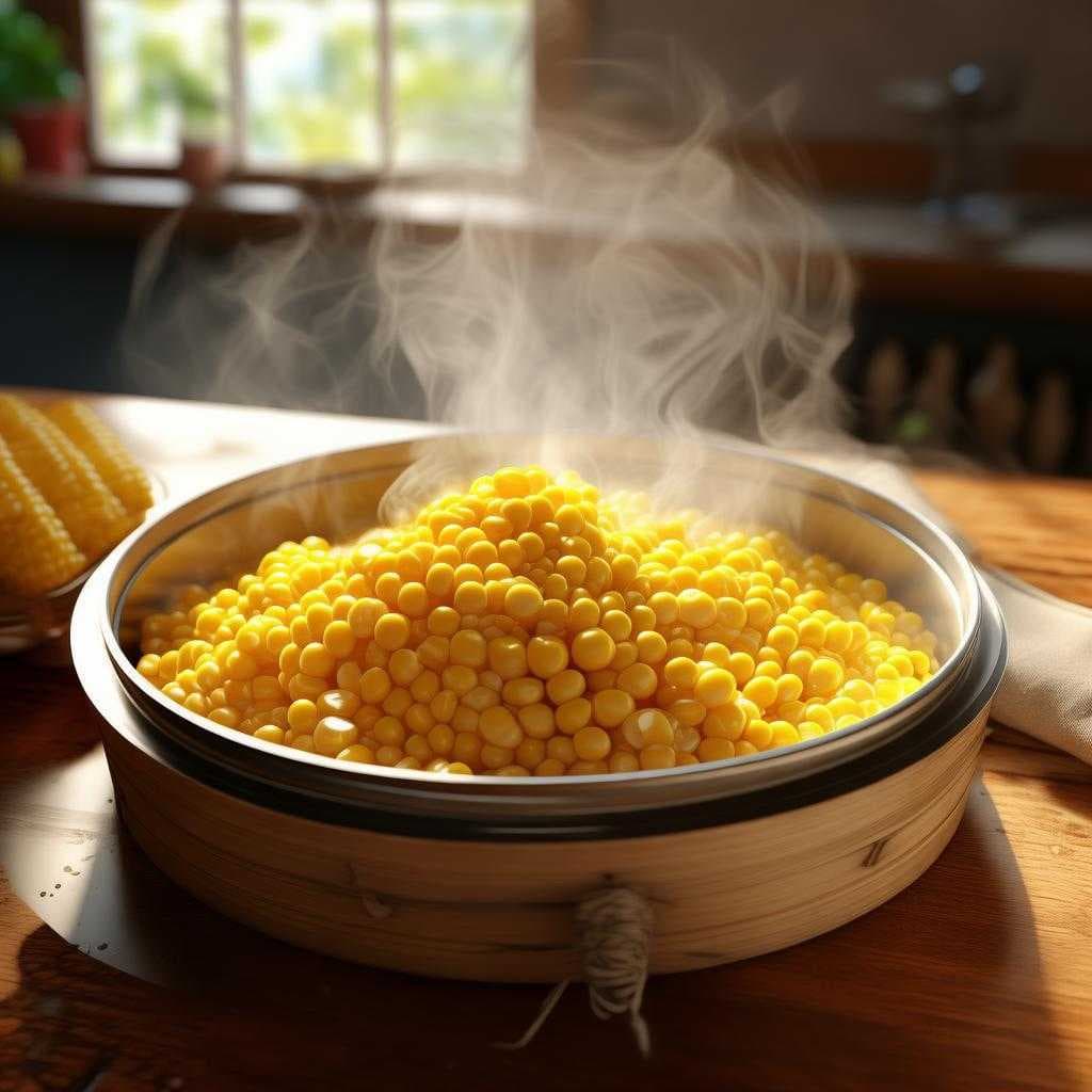 家常蒸玉米，简单一蒸，香甜可口又营养！