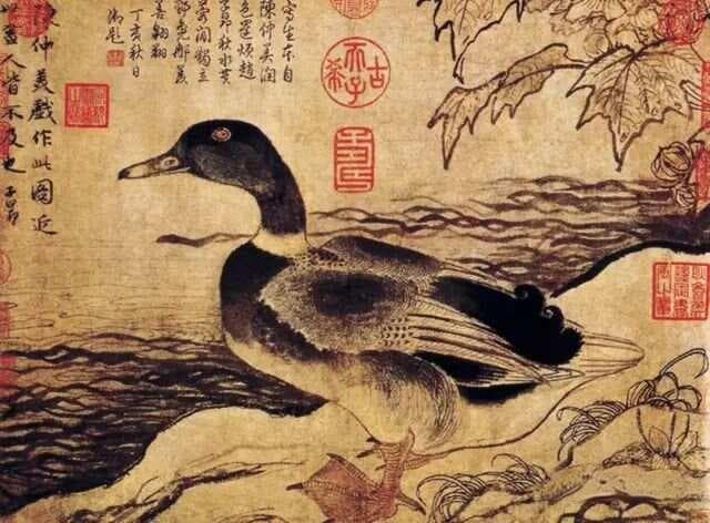元代画家介绍及传世作品欣赏《一》（陈琳、罗稚川、边鲁、李士行）