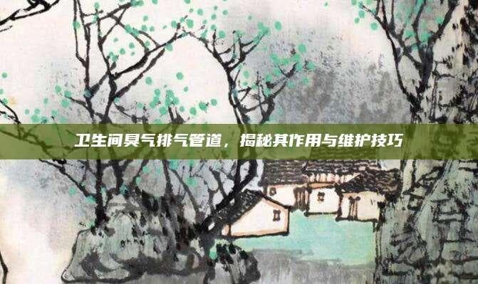 卫生间臭气排气管道，揭秘其作用与维护技巧