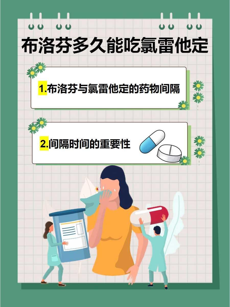 布洛芬与氯雷他定：正确服用间隔与注意事项