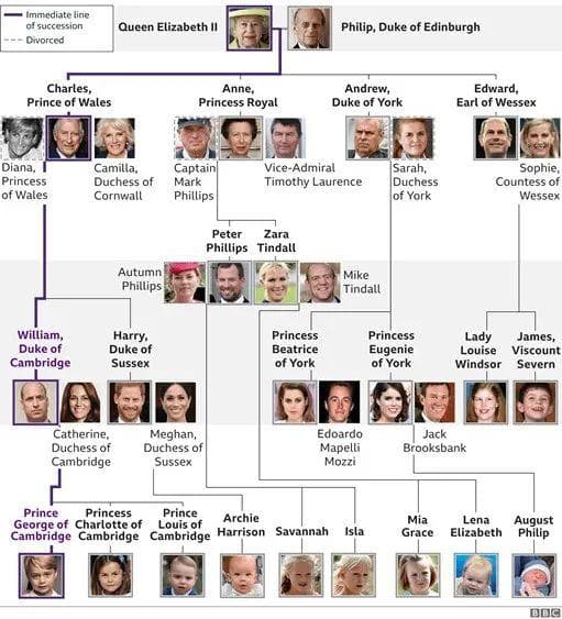英国王室的家谱你真的了解他们吗？!