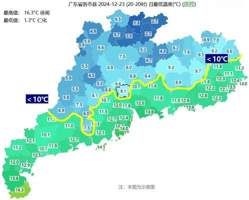 未来3天广东云量增多气温回升