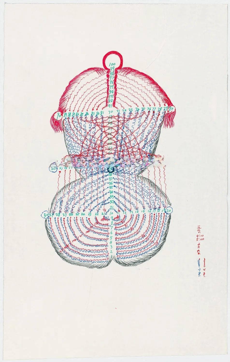 她从未学过绘画，却画出了你我体内的萨满宇宙