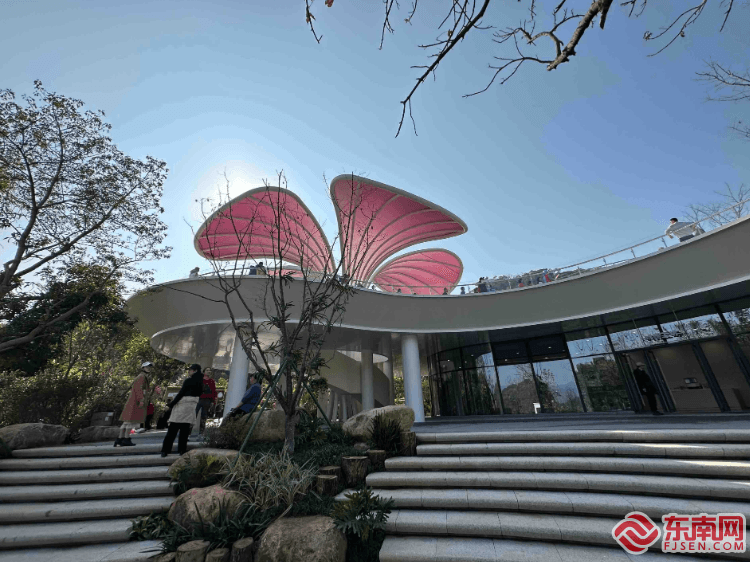 福州新地标启幕 三江口植物园开园迎春