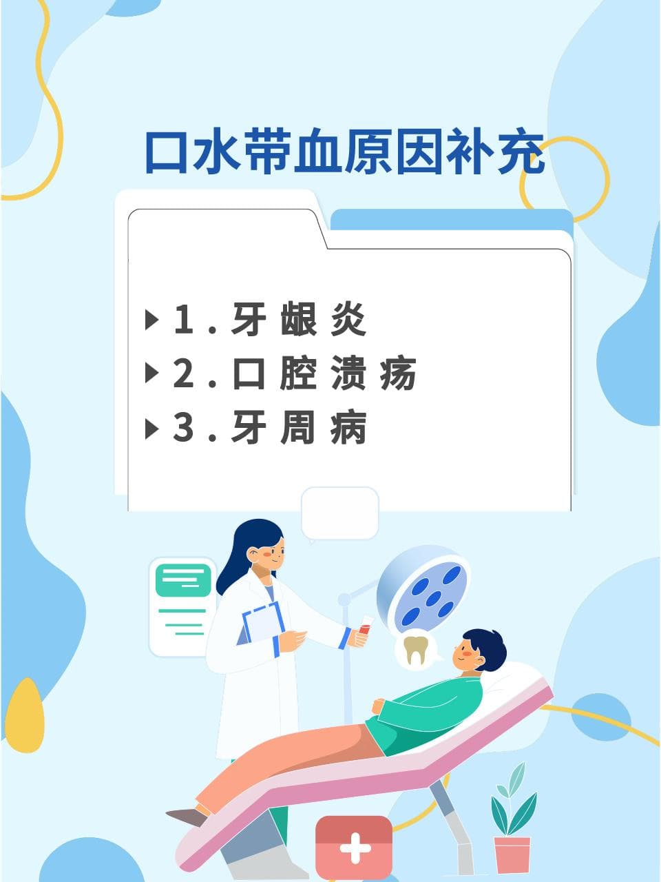 唾液带血别紧张，不一定是癌症