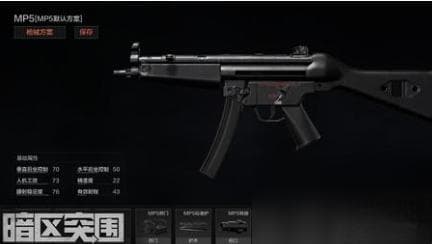 暗区突围MP5新手武器选择心得
