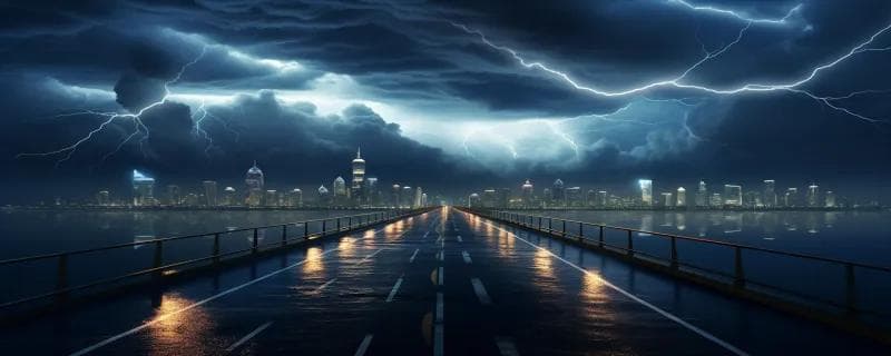 雷电的主要特点：释放巨大能量的自然现象