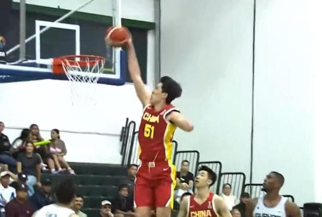 杨瀚森19分9篮板，中国队86-78关岛，小组第一晋级亚洲杯正赛