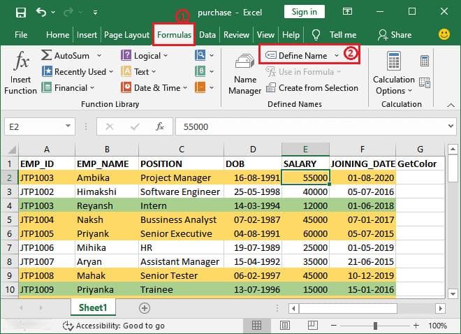 Excel 如何计算有颜色的单元格