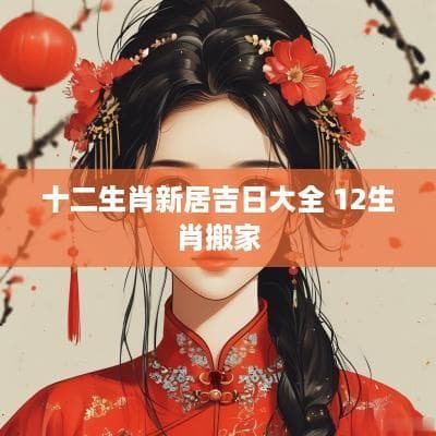 十二生肖新居吉日大全 12生肖搬家