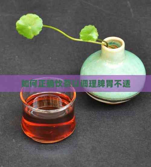 如何正确饮茶以调理脾胃不适