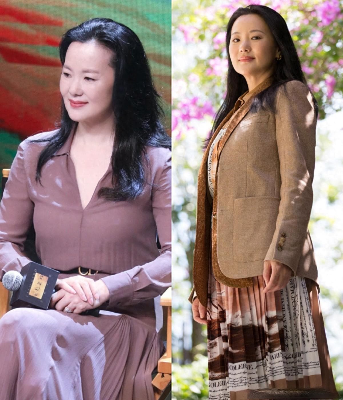 女人50岁以后，真就是“体态和穿搭”决定了一切，看咏梅就知道了