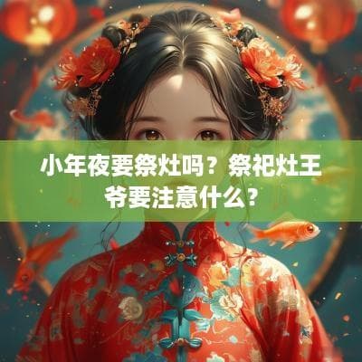 小年夜要祭灶吗？祭祀灶王爷要注意什么？