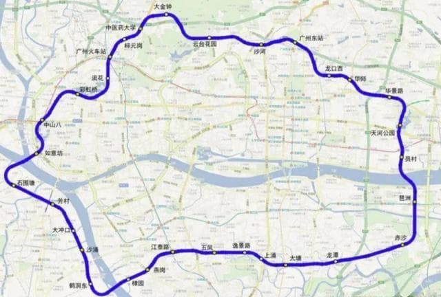 广州首条环线地铁开通，26个换乘站串联城市交通