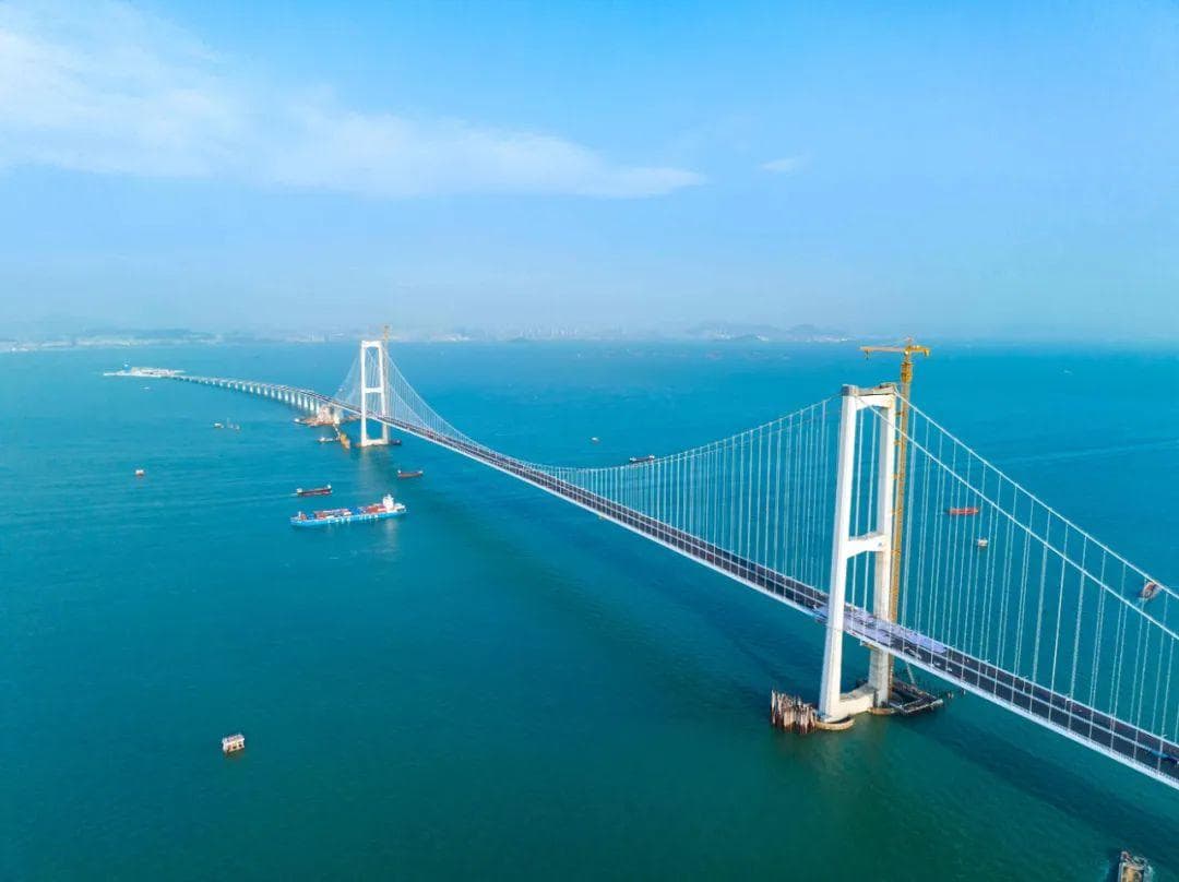 深中通道伶仃洋大桥获国际大奖，通车进入倒计时