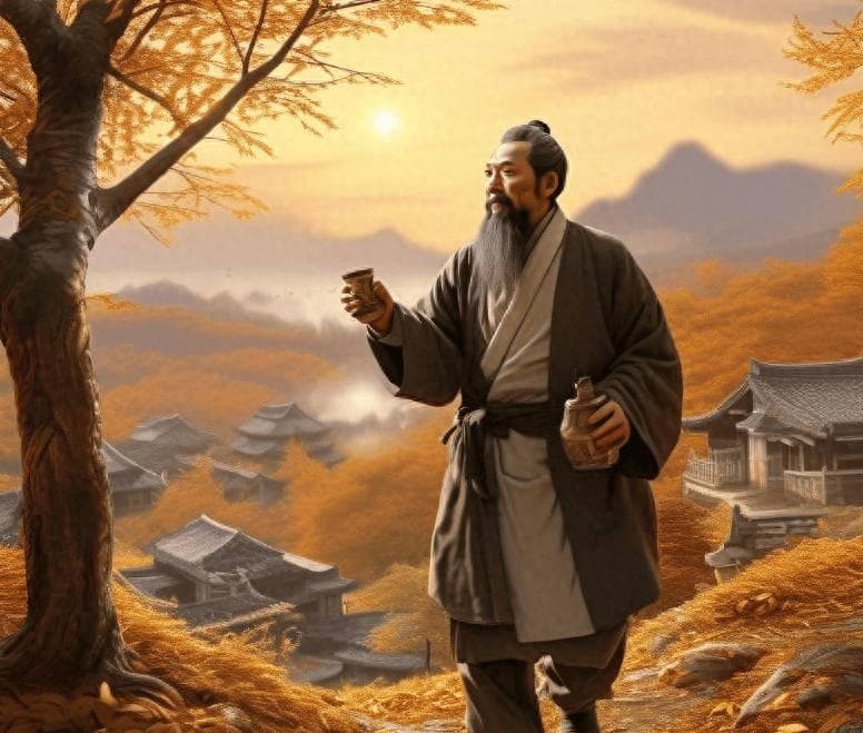 李白《南陵别儿童入京》：仰天大笑出门去，我辈岂是蓬蒿人
