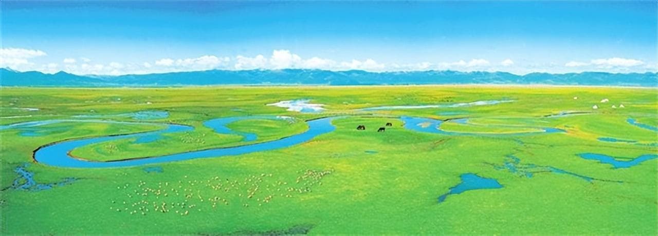 黄河首曲　一湾碧水润草原