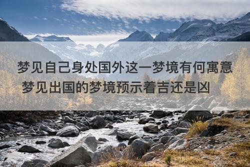 梦见自己身处国外这一梦境有何寓意？梦见出国的梦境预示着吉还是凶？