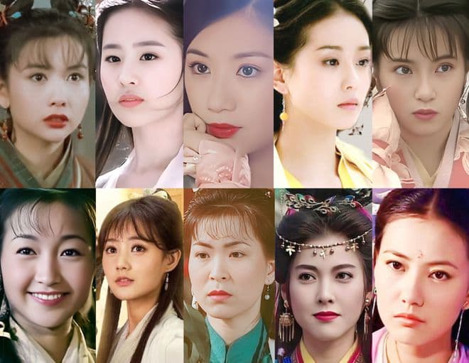 射雕三部曲中最美的10位女子，黄蓉第六，第一是读者公认的心上人