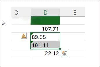 在 Excel 中将存储为文本的数字转换为数字