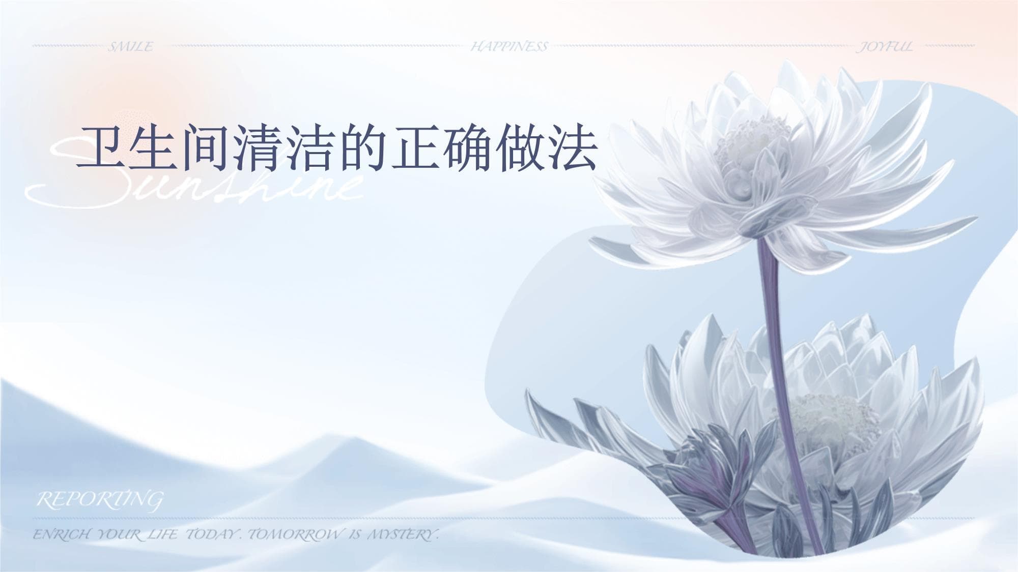 卫生间清洁的正确做法