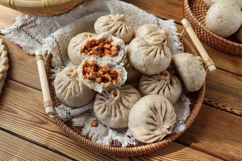 全麦香辣豆腐包子