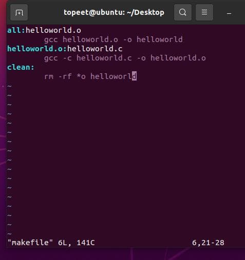 Makefile 文件基本语法详解