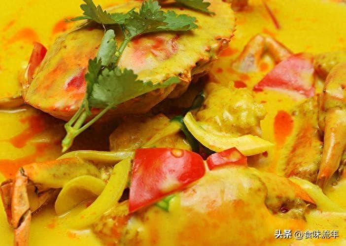海蟹的正确吃法和做法（烹饪海蟹加3物，温和少伤胃）