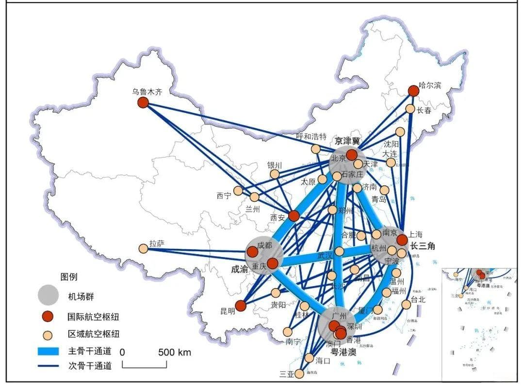建设“3+7+N”国际航空枢纽功能体系，22城被委以重任