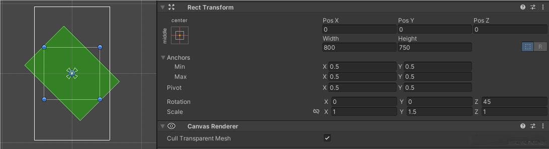 Unity3D RectTransform使用详解：布局、属性、方法、设计