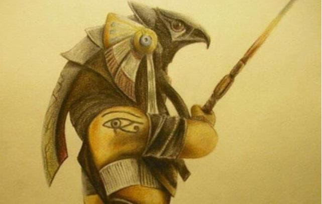 古代埃及神话中法老的守护神：荷鲁斯