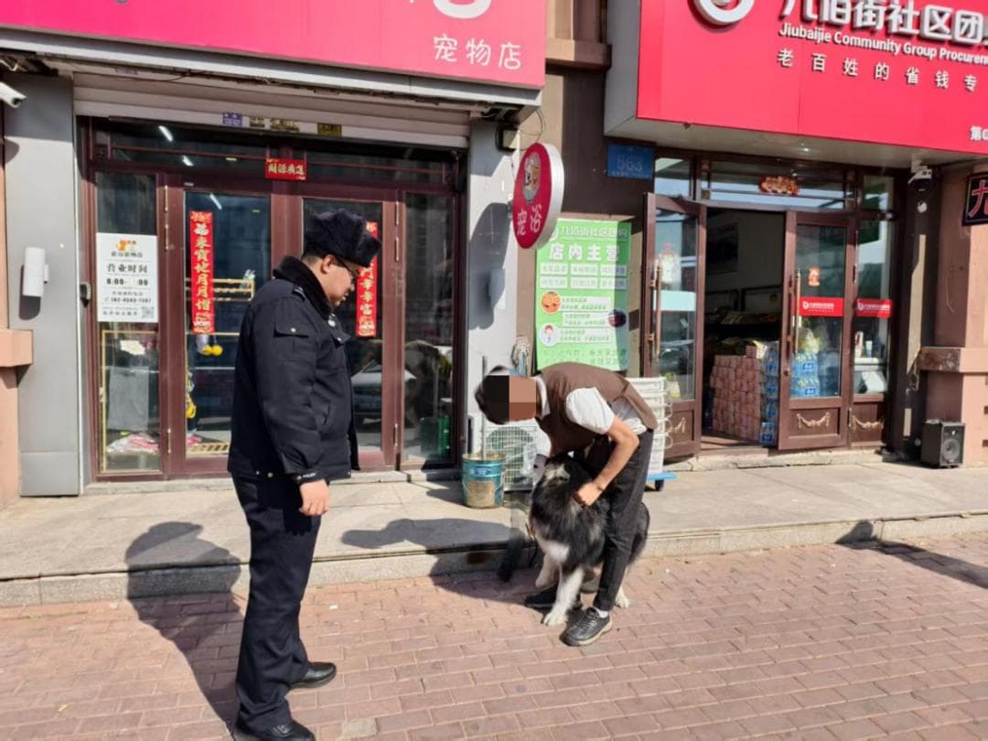 哈尔滨公安推进文明养犬管理：科技赋能、服务升级，共建人宠和谐家园