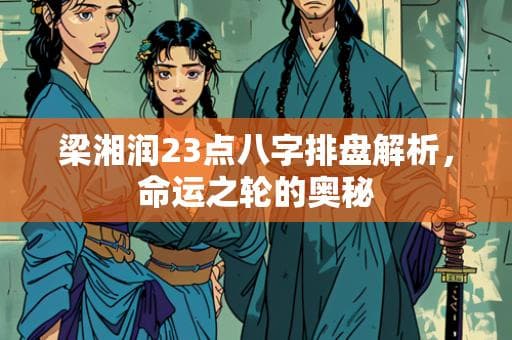 梁湘润23点八字排盘解析，命运之轮的奥秘