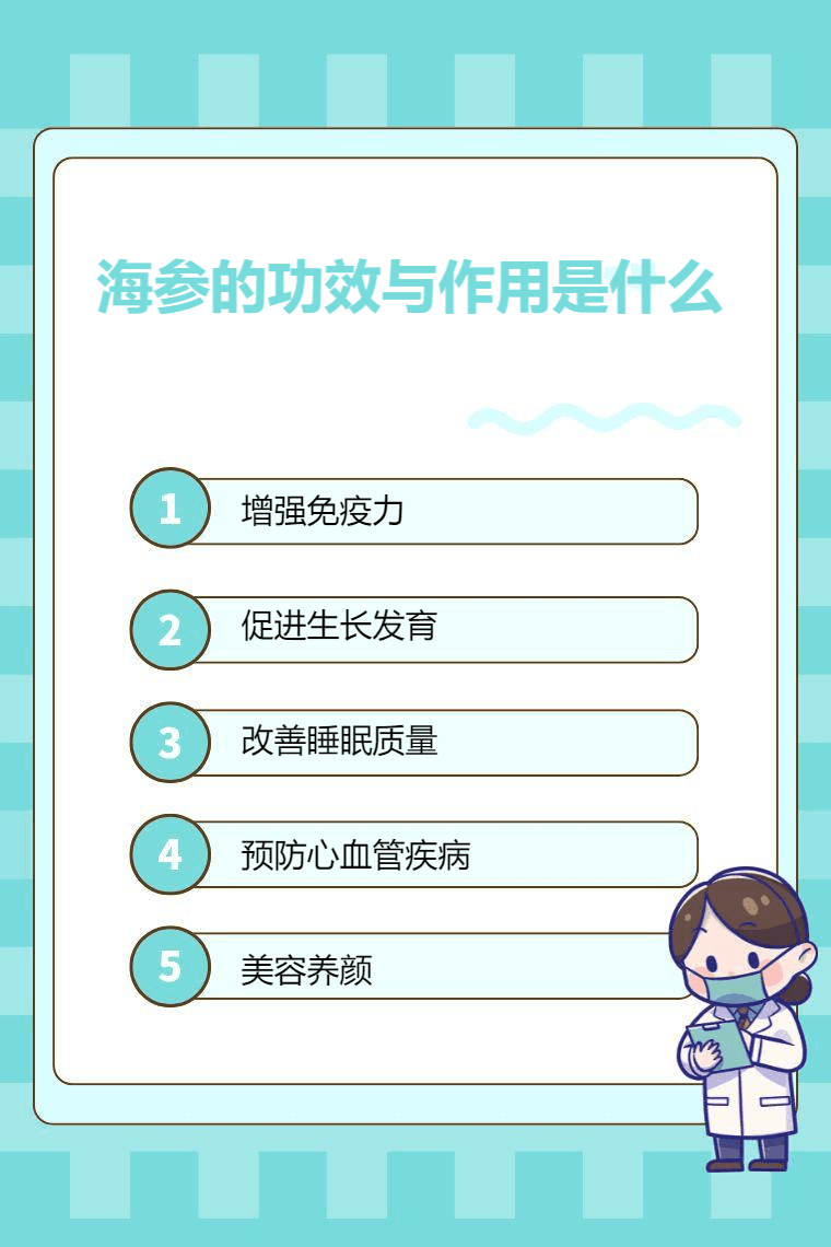 海参的功效与作用是什么
