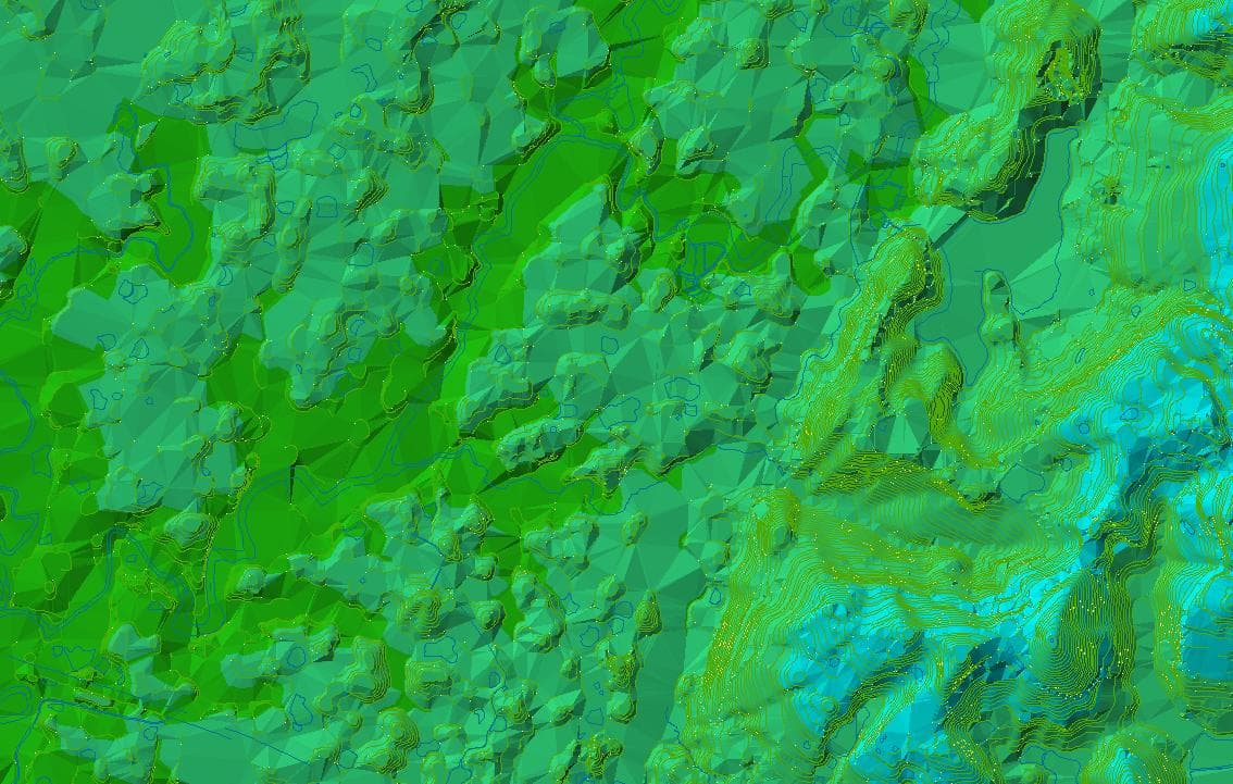从 CAD 到 ArcGIS：高精度DEM 数字高程文件生成