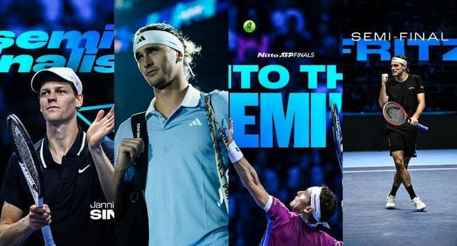 ATP年终总决赛：最弱四强阵容出炉 德约弃赛 阿卡出局 药王直指冠军