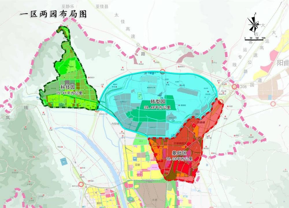 中北高新区构建“一区两园”格局，五大产业集群加速崛起