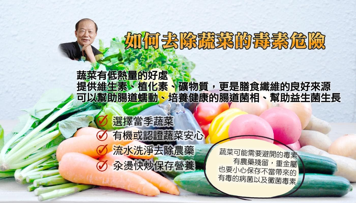 吃蔬菜怕农药残留？这样挑选、清洗蔬菜 降低农药与细菌污染！