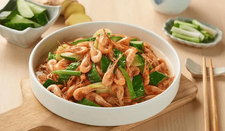 糖尿病食谱：河虾炒黄瓜
