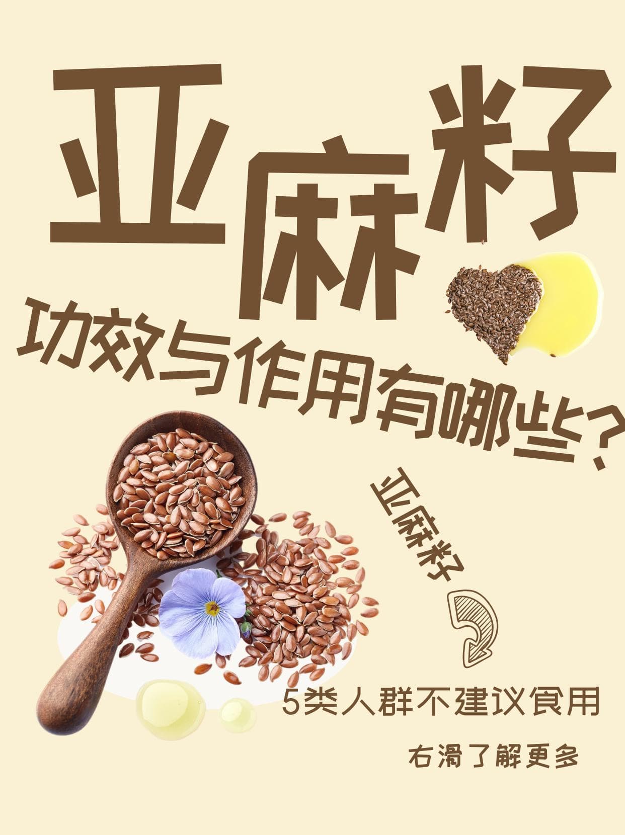 亚麻籽功效与作用有哪些？5类人群不建议食用